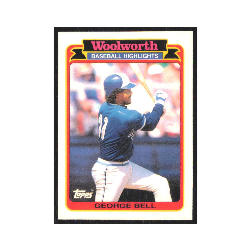 George Bell 1989 Topps Woolworth #7.0 Toronto Blue Jays Baseball Card NM