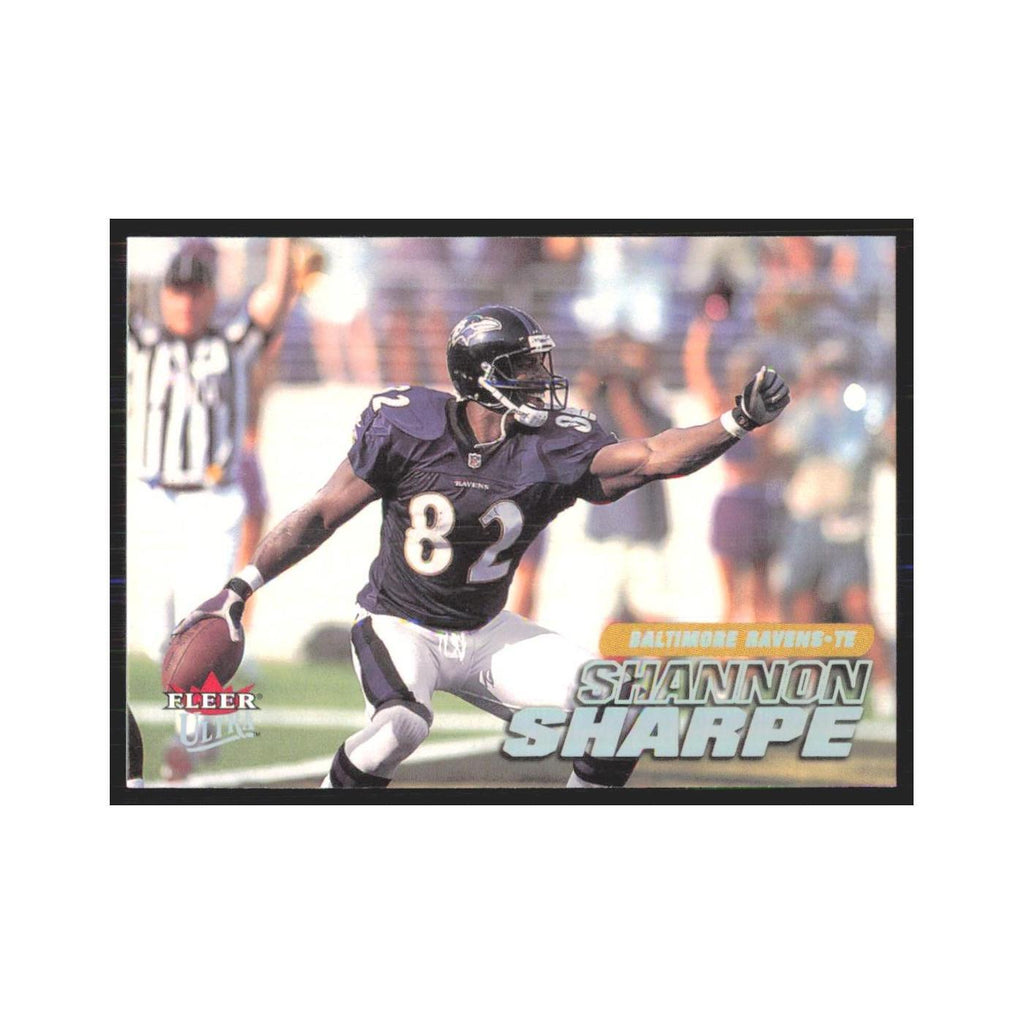 Shannon Sharpe 2001 Fleer Ultra #132 Baltimore Ravens Football Card NM