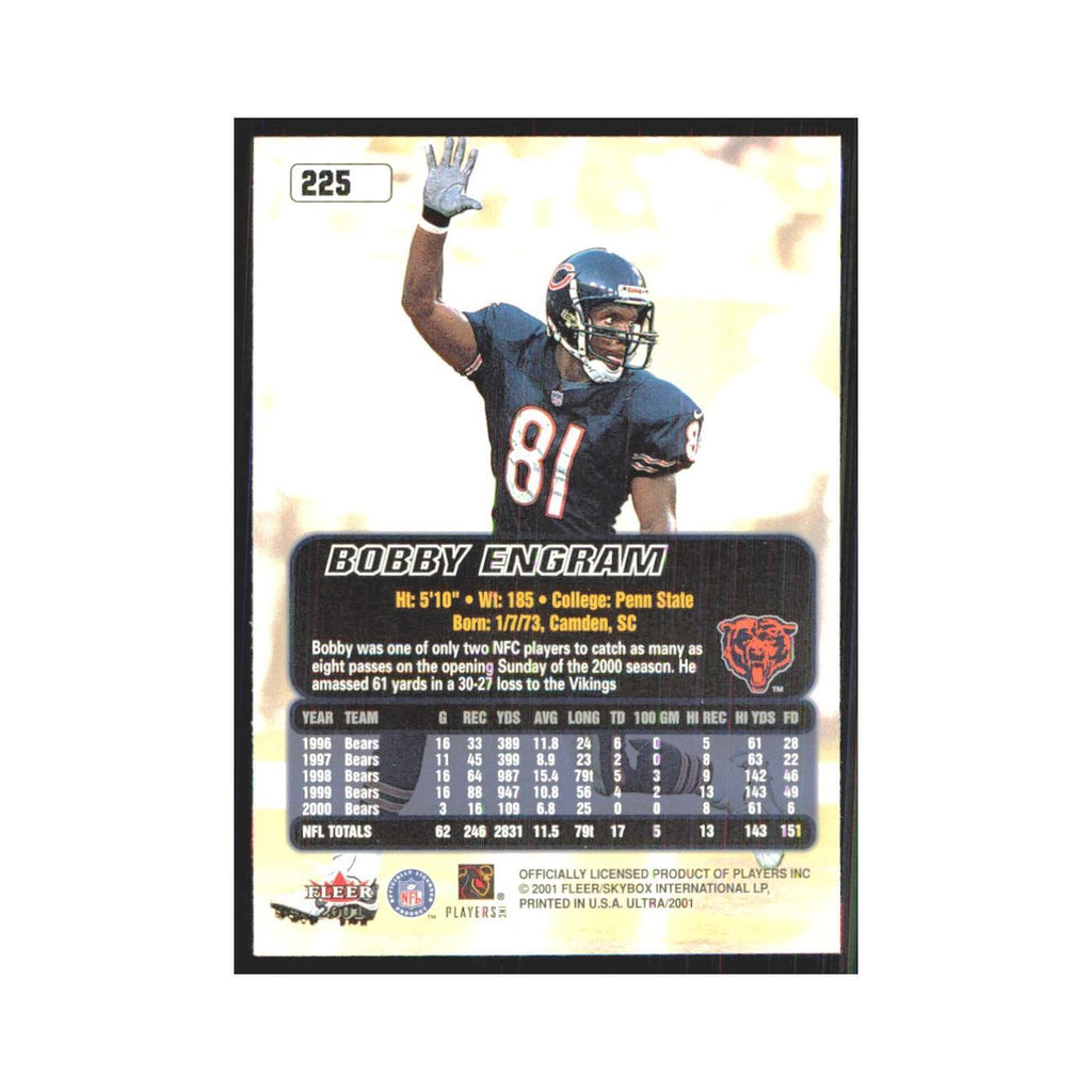 Bobby Engram 2001 Fleer Ultra #225 Chicago Bears Football Card NM
