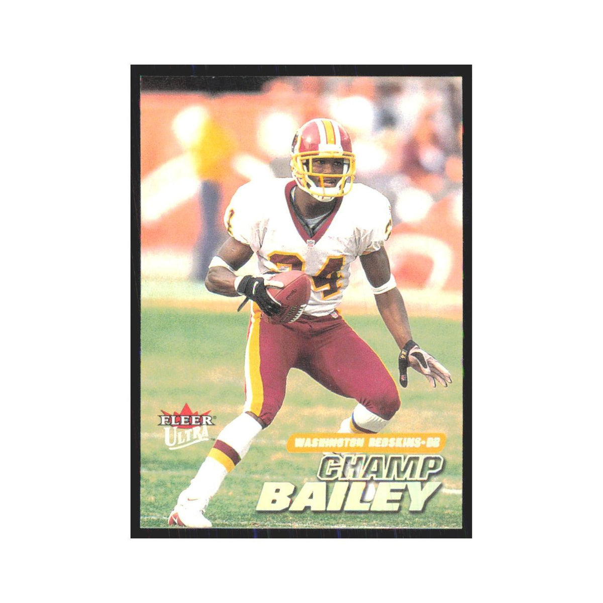 Champ Bailey 2001 Fleer Ultra #49 Washington Redskins Football Card NM