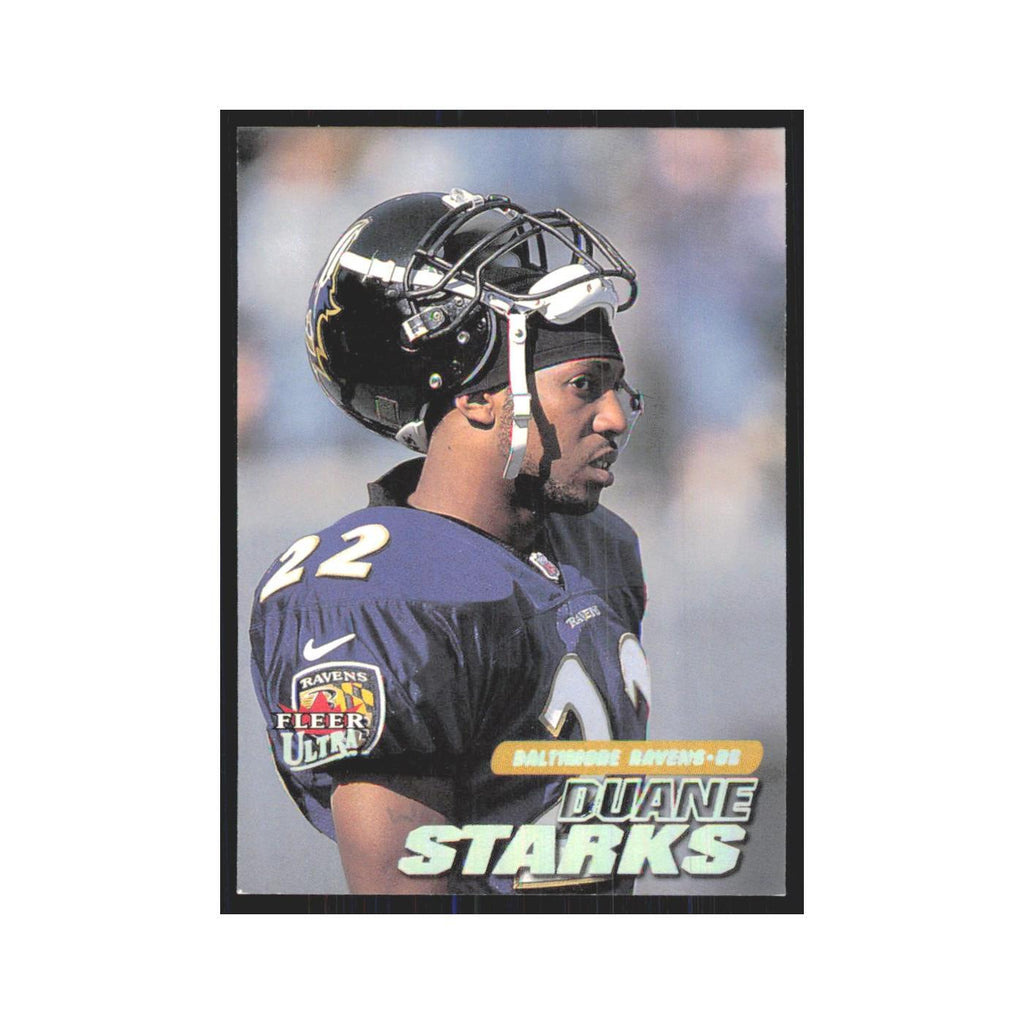 Duane Starks 2001 Fleer Ultra #150 Baltimore Ravens Football Card NM