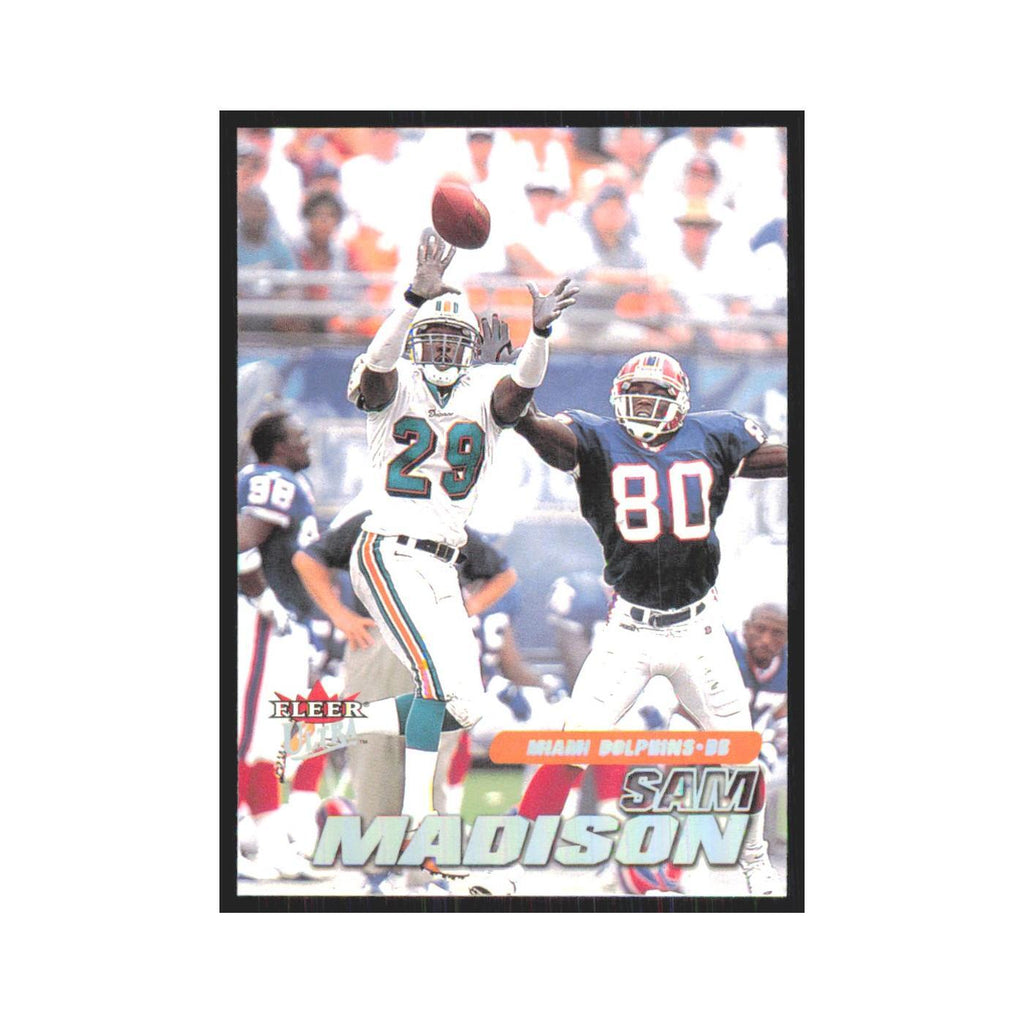 Sam Madison 2001 Fleer Ultra #37 Miami Dolphins Football Card NM