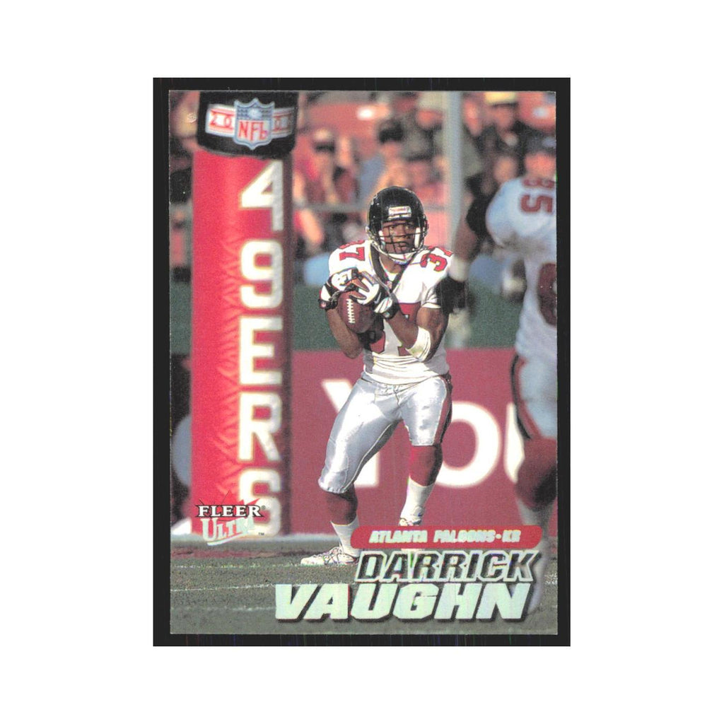 Darrick Vaughn 2001 Fleer Ultra #124 Atlanta Falcons Football Card NM