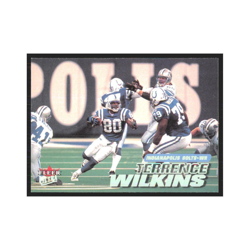 Terrence Wilkins 2001 Fleer Ultra #10 Indianapolis Colts Football Card NM