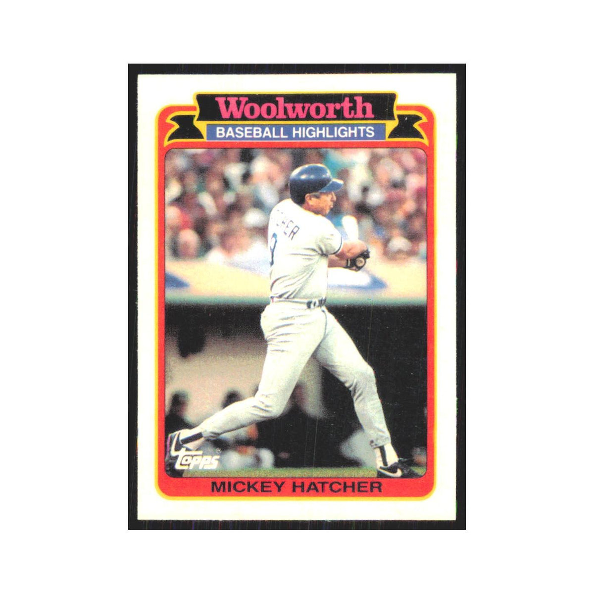 Mickey Hatcher 1989 Topps Woolworth #31.0 Los Angeles Dodgers Baseball Card NM
