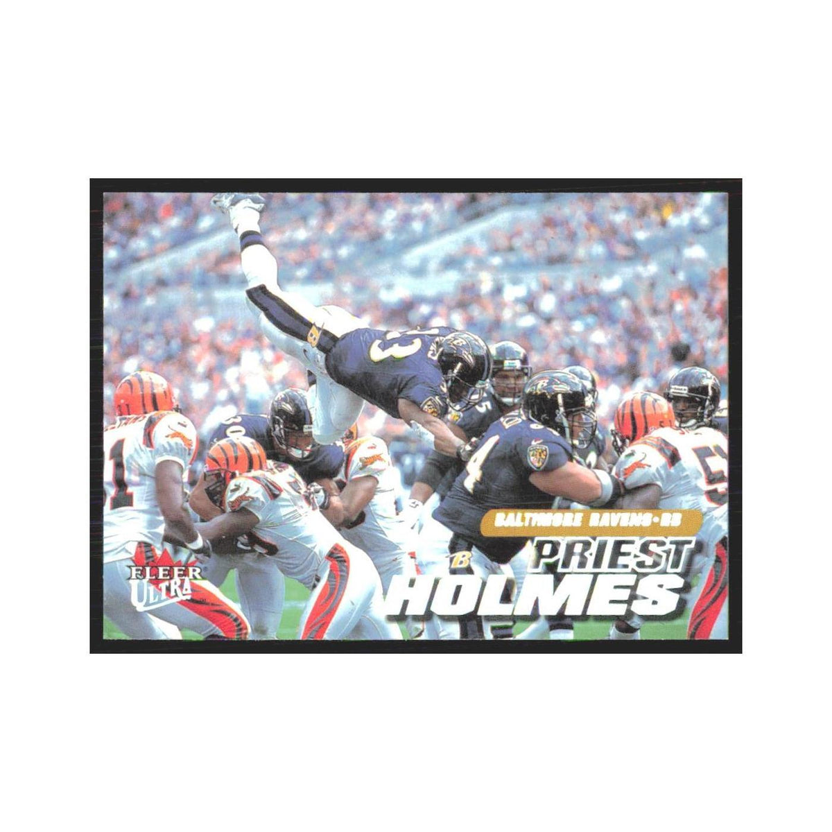 Priest Holmes 2001 Fleer Ultra #188 Baltimore Ravens Football Card NM