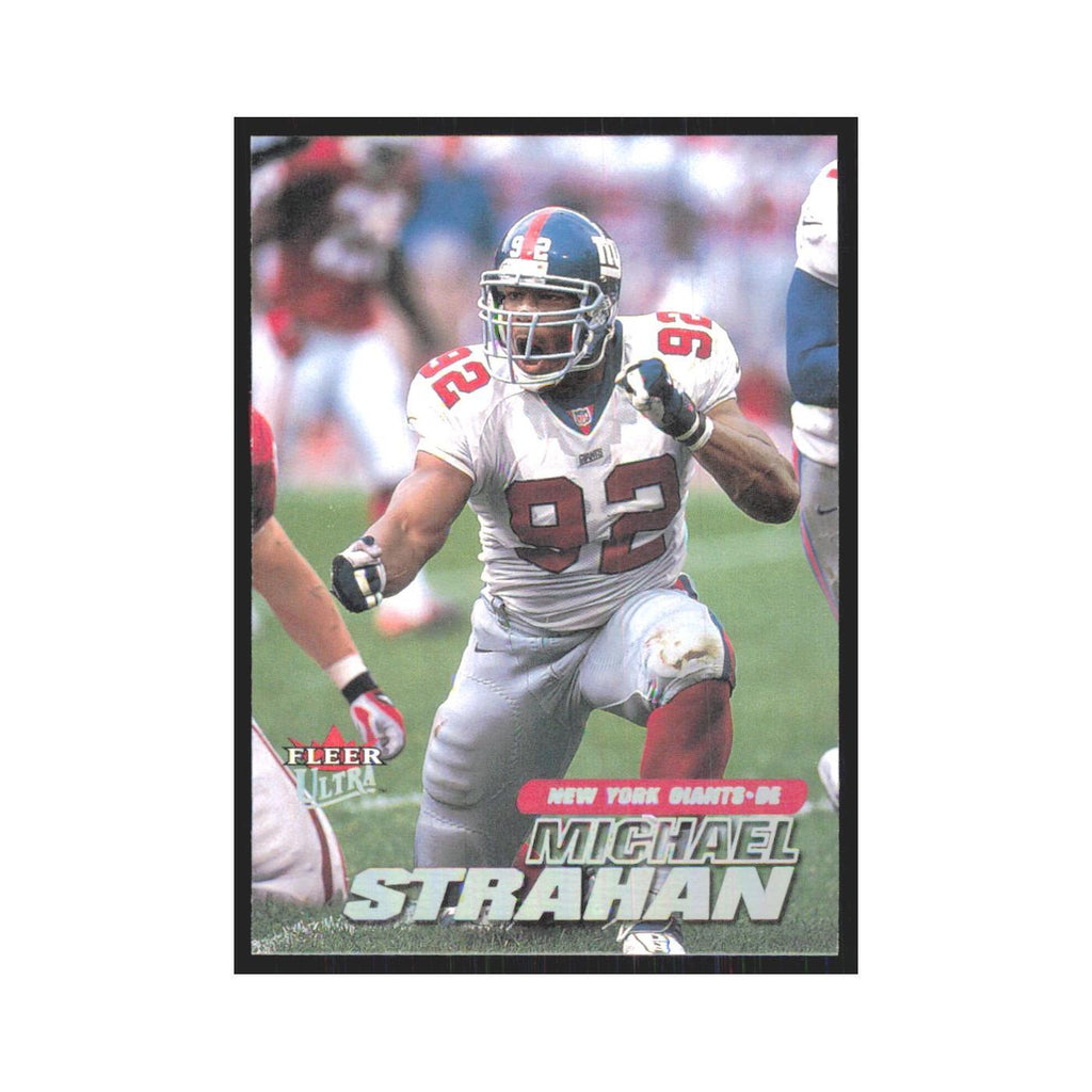 Michael Strahan 2001 Fleer Ultra #68 New York Giants Football Card NM