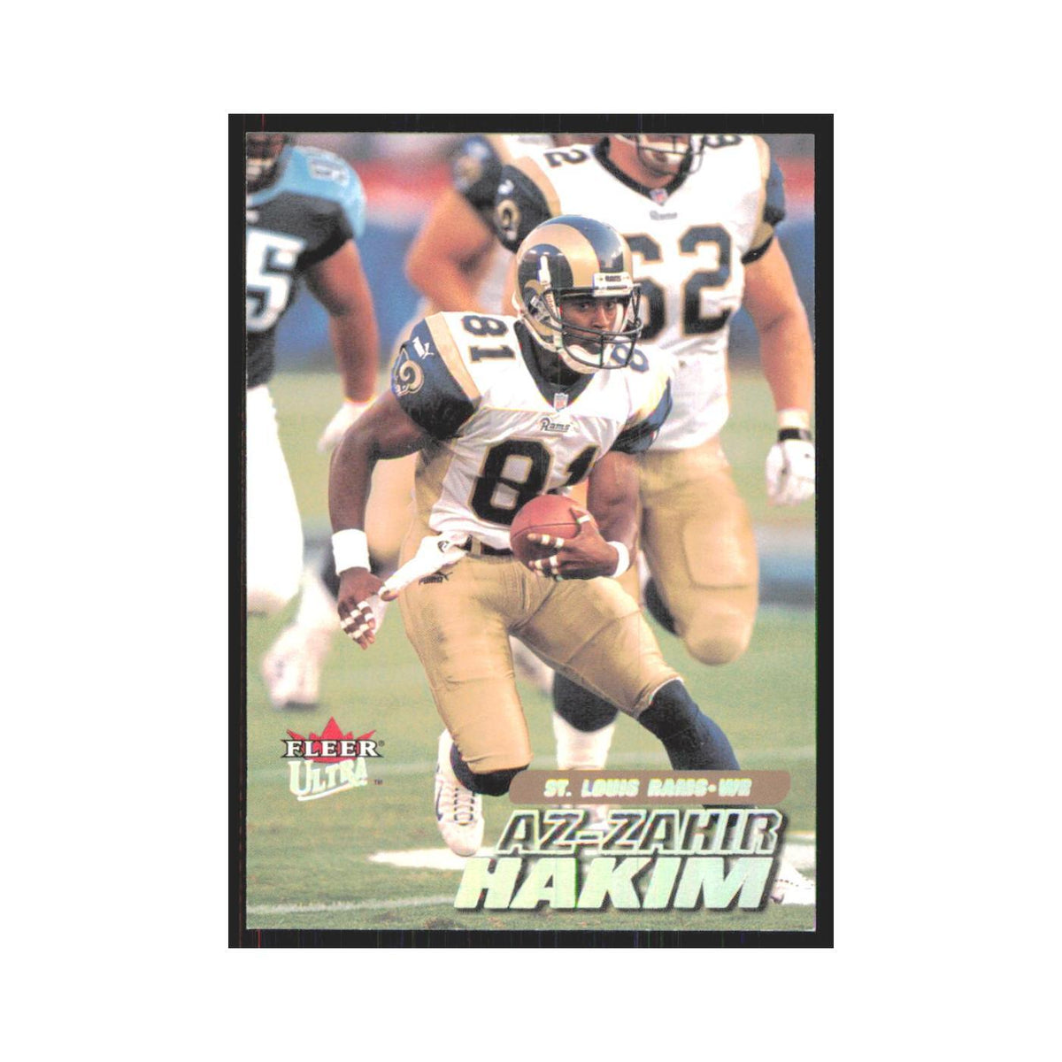 Az-Zahir Hakim 2001 Fleer Ultra #23 St. Louis Rams Football Card NM