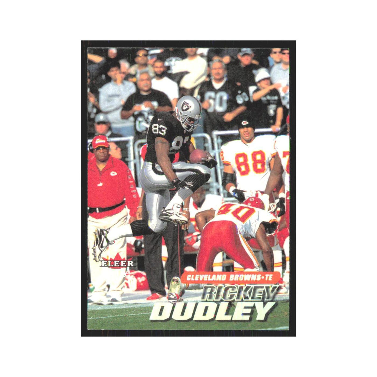 Rickey Dudley 2001 Fleer Ultra #61 Cleveland Browns Football Card NM