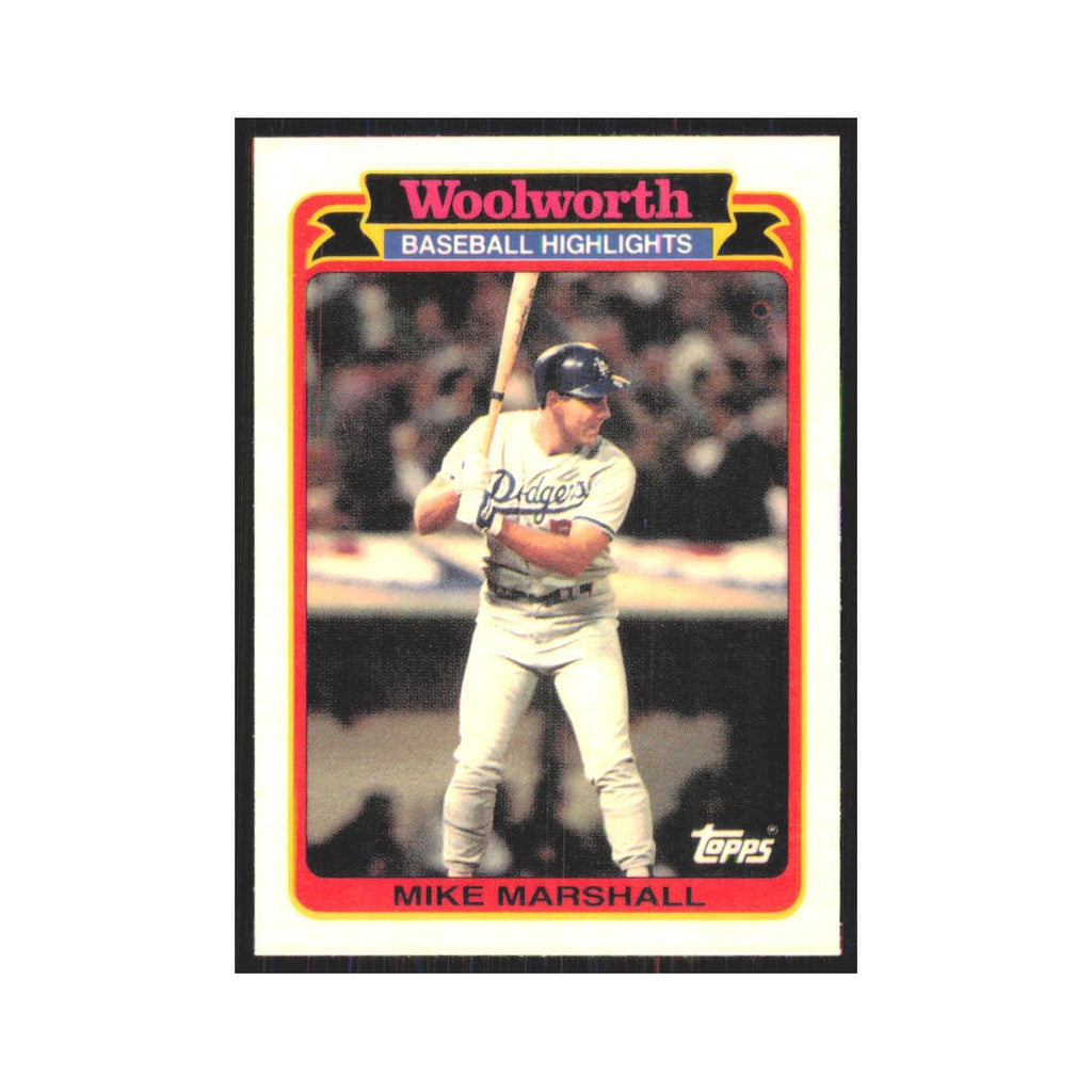 Mike Marshall 1989 Topps Woolworth #26.0 Los Angeles Dodgers Baseball Card NM