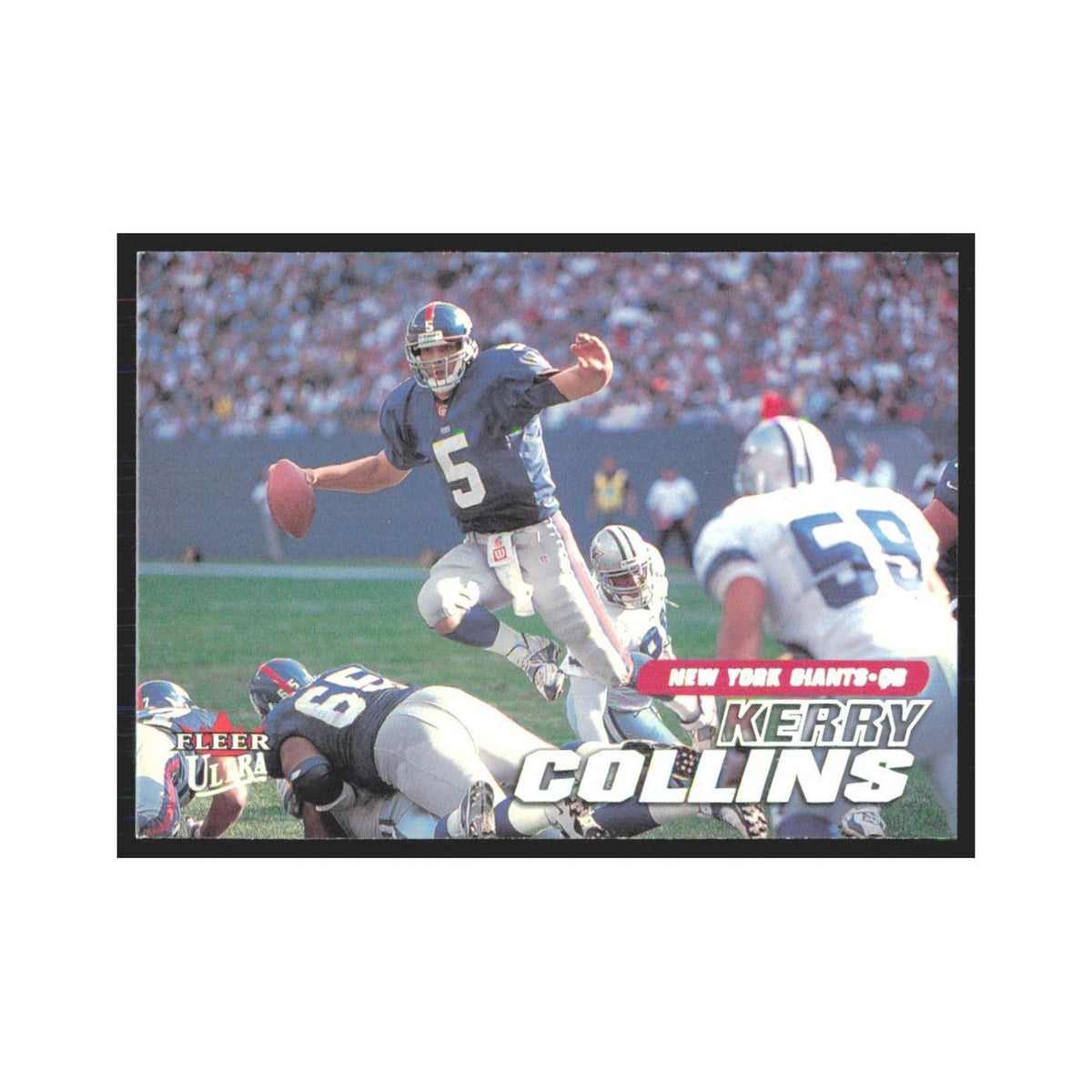 Kerry Collins 2001 Fleer Ultra #12 New York Giants Football Card NM