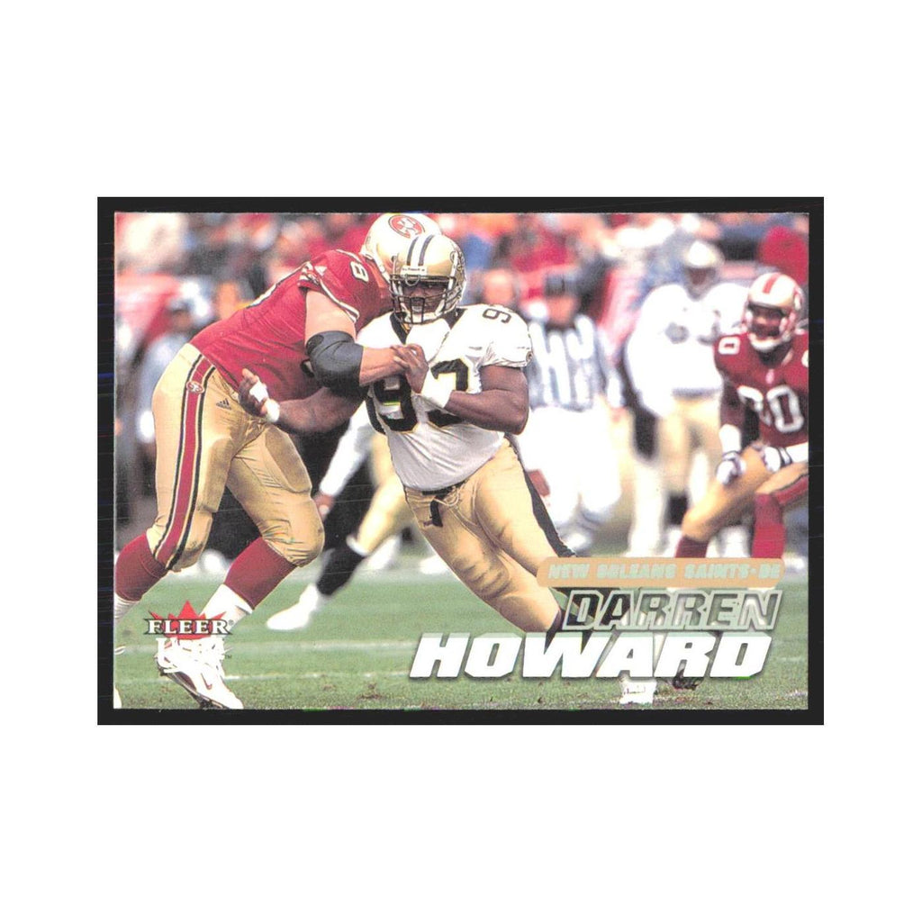Darren Howard 2001 Fleer Ultra #216 New Orleans Saints Football Card NM