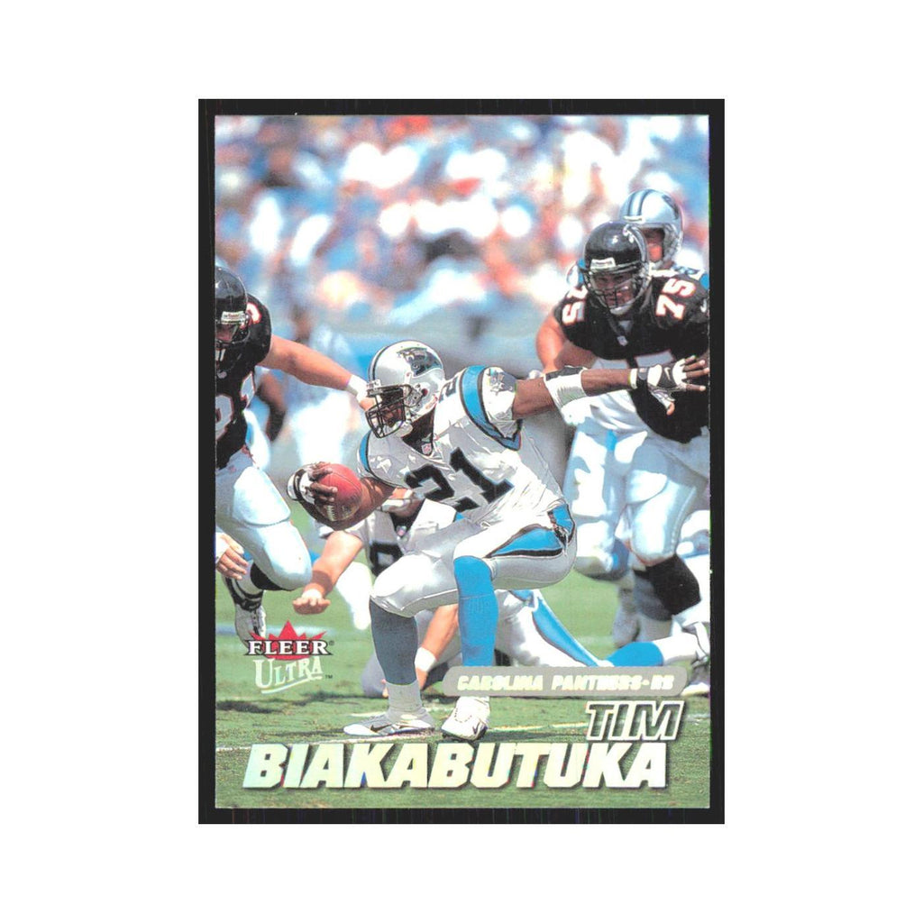 Tim Biakabutuka 2001 Fleer Ultra #204 Carolina Panthers Football Card NM