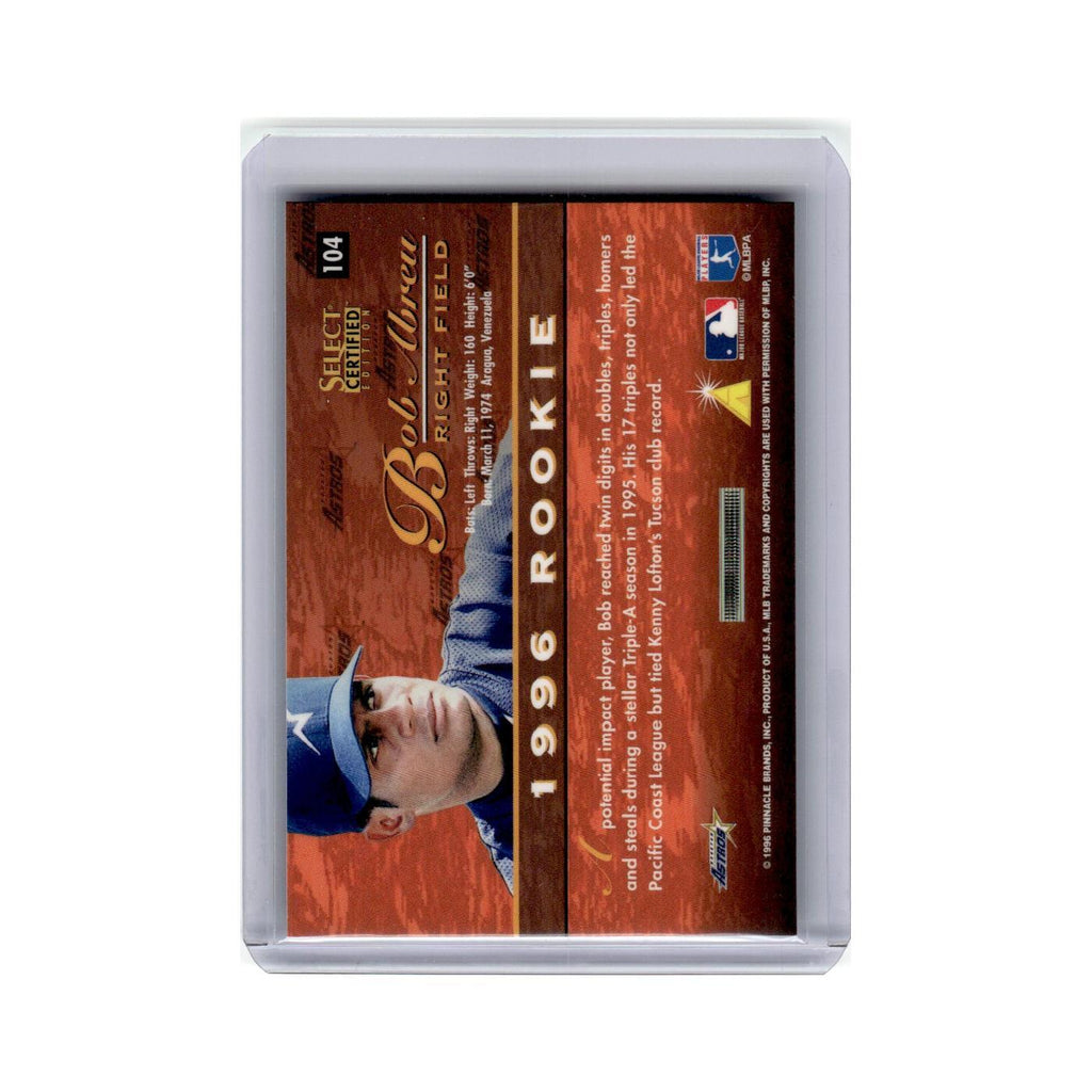 Bobby Abreu 1996 Select Certified #104 Houston Astros Baseball Card NM