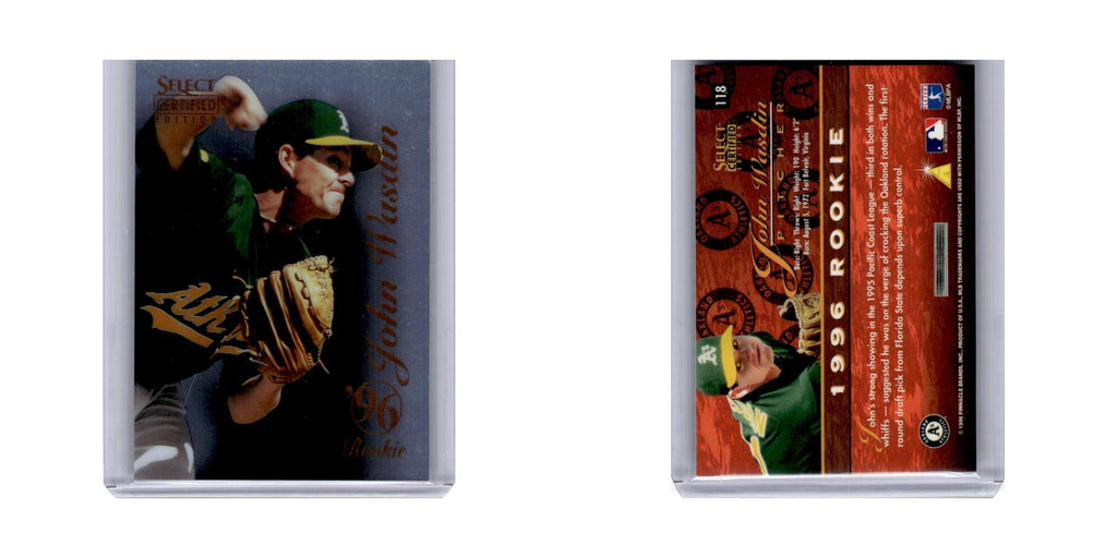 John Wasdin 1996 Select Certified #118 Oakland Athletics Baseball Card NM