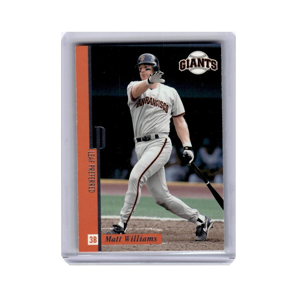 Matt Williams 1996 Leaf Preferred #18 San Francisco Giants Baseball Card NM