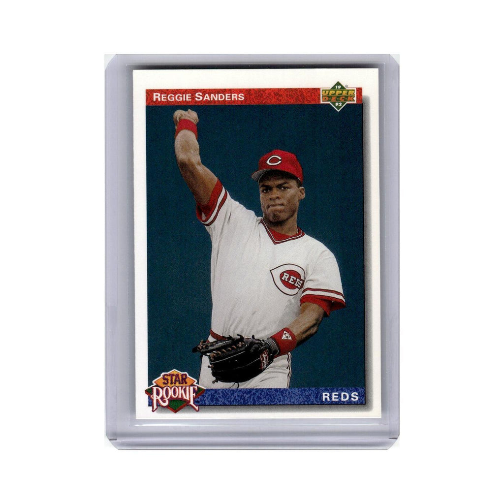 Reggie Sanders 1992 Upper Deck #27 Cincinnati Reds Baseball Card NM
