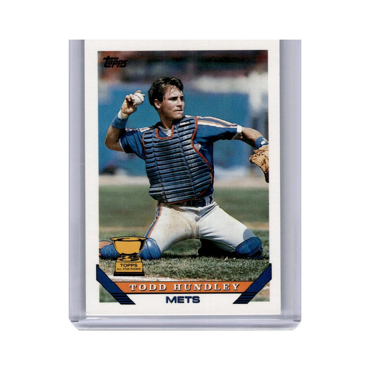 Todd Hundley 1993 Topps #380 New York Mets Baseball Card NM