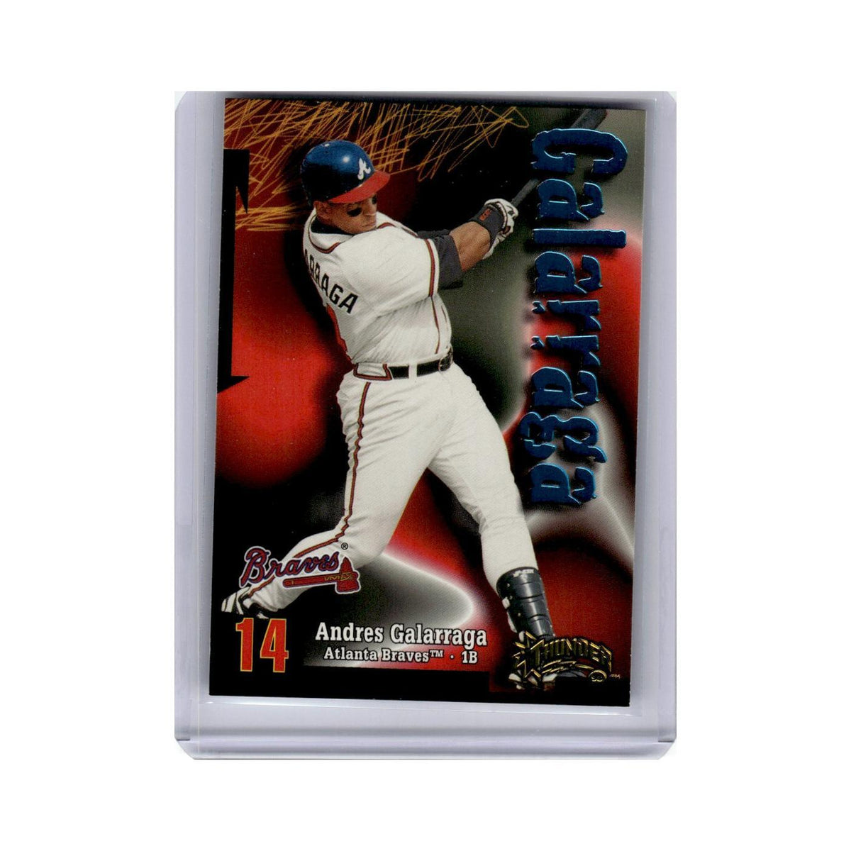 Andres Galarraga 1998 Circa Thunder #135 Atlanta Braves Baseball Card NM