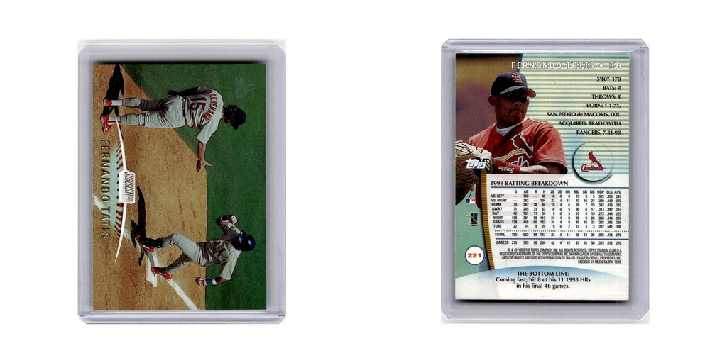 Fernando Tatis 1999 Stadium Club #221 St. Louis Cardinals Baseball Card NM