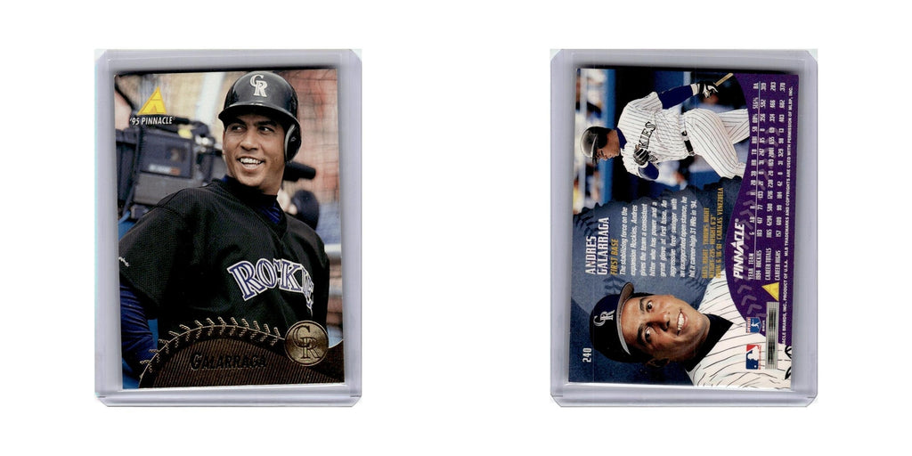 Andres Galrraga 1995 Pinnacle #240 Colorado Rockies Baseball Card NM