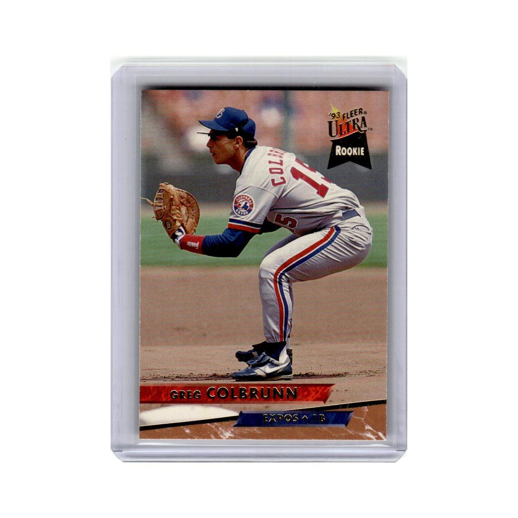 Greg Colbrunn Rookie 1993 Fleer Ultra #64 Montreal Expos Baseball Card NM