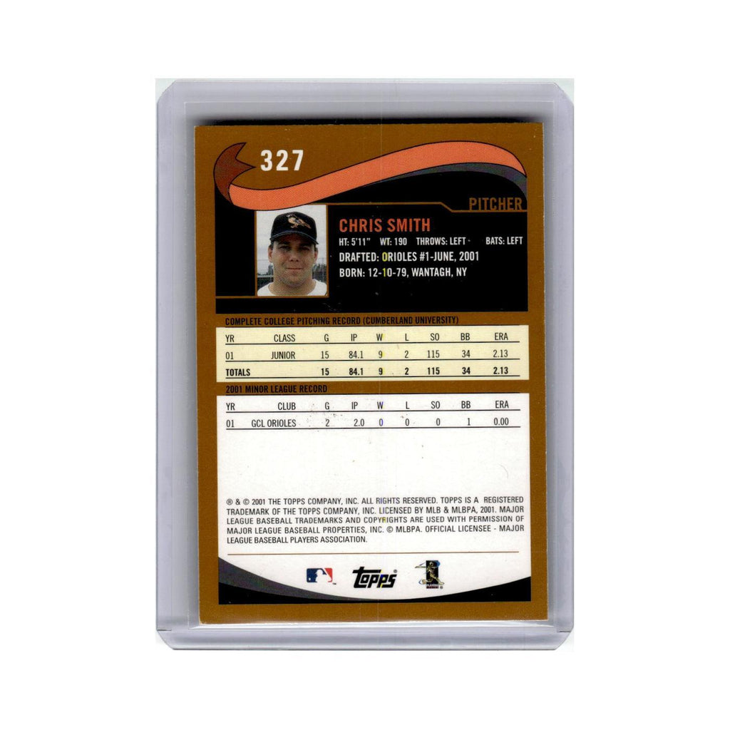 Chris Smith 2002 Topps #327 Baltimore Orioles Baseball Card NM