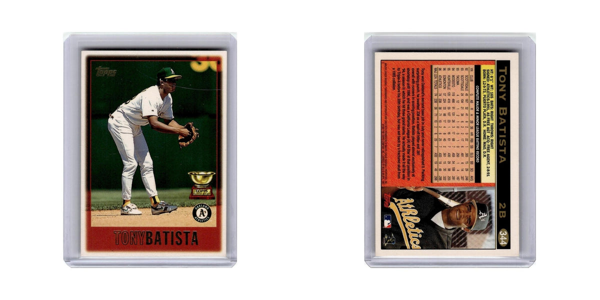 Tony Batista 1997 Topps #344 Oakland Athletics Baseball Card NM