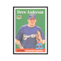Drew Anderson Rookie 2007 Topps Heritage #283 Milwaukee Brewers Baseball Card NM