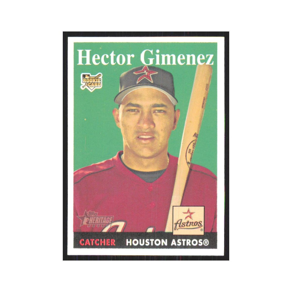 Hector Gimenez Rookie 2007 Topps Heritage #451 Houston Astros Baseball Card NM