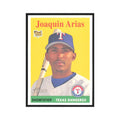 Joaquin Arias Rookie 2007 Topps Heritage #462 Texas Rangers Baseball Card NM
