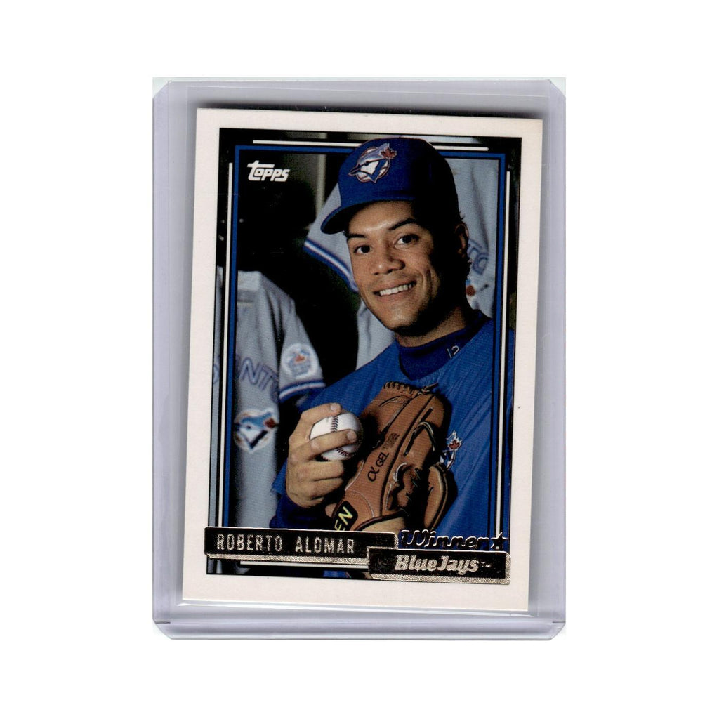 Roberto Alomar 1992 Topps Gold Winner #225 Toronto Blue Jays Baseball Card NM