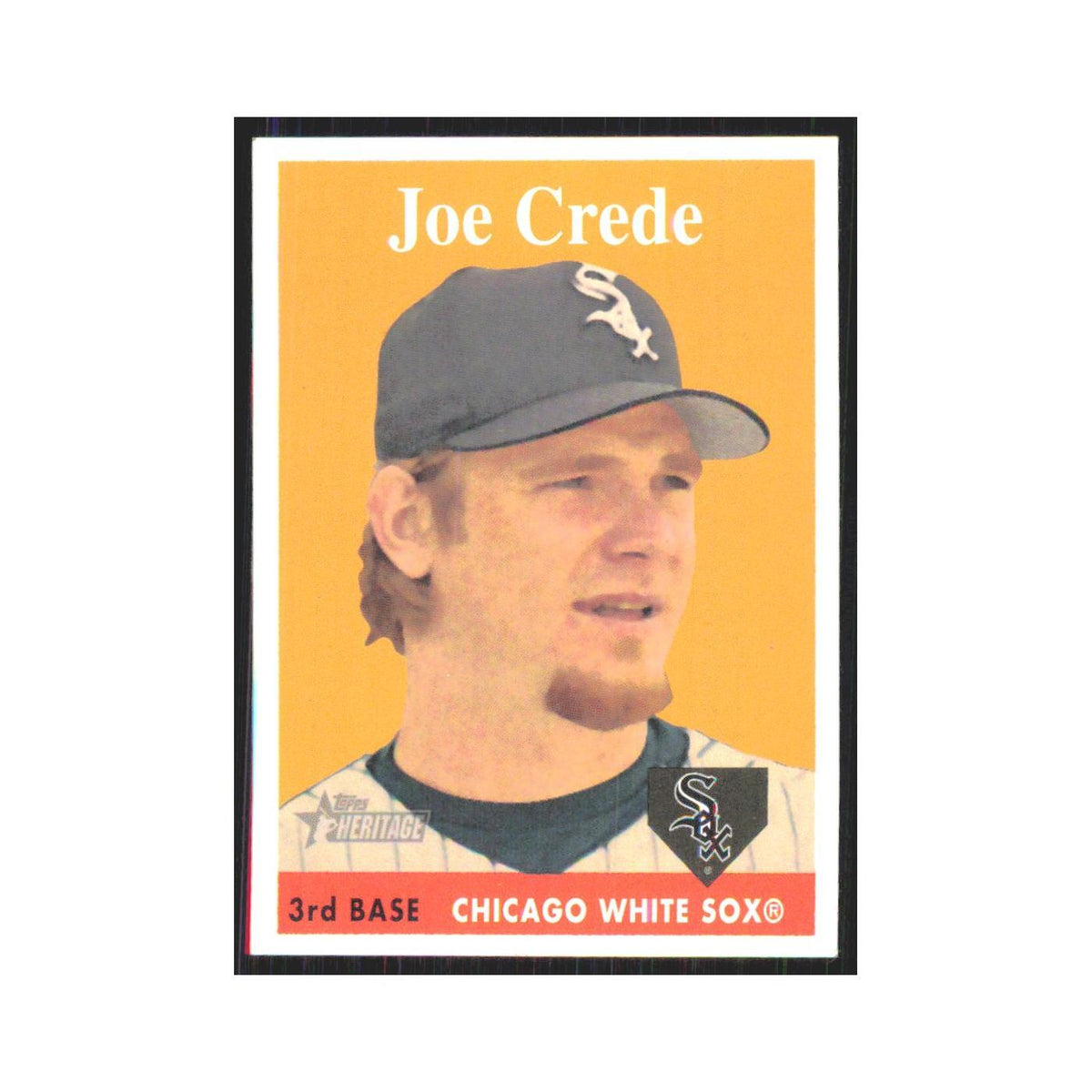 Joe Crede 2007 Topps Heritage #219 Chicago White Sox Baseball Card NM