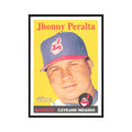 Jhonny Peralta 2007 Topps Heritage #416 Cleveland Indians Baseball Card NM
