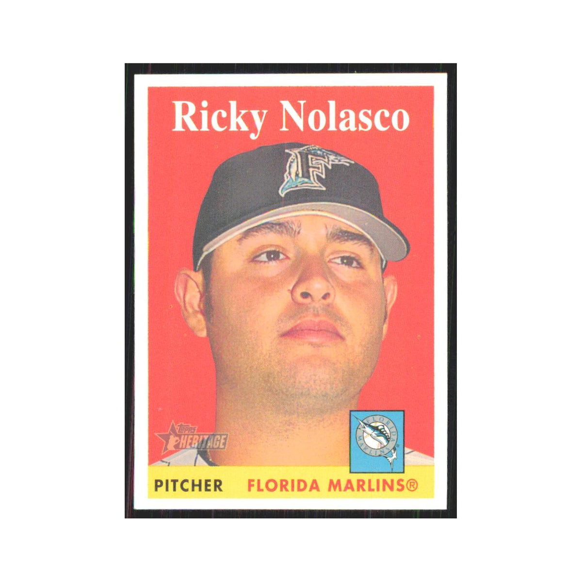 Ricky Nolasco 2007 Topps Heritage #399 Florida Marlins Baseball Card NM