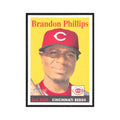 Brandon Phillips 2007 Topps Heritage #205 Cincinnati Reds Baseball Card NM