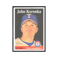 John Koronka 2007 Topps Heritage #207 Texas Rangers Baseball Card NM