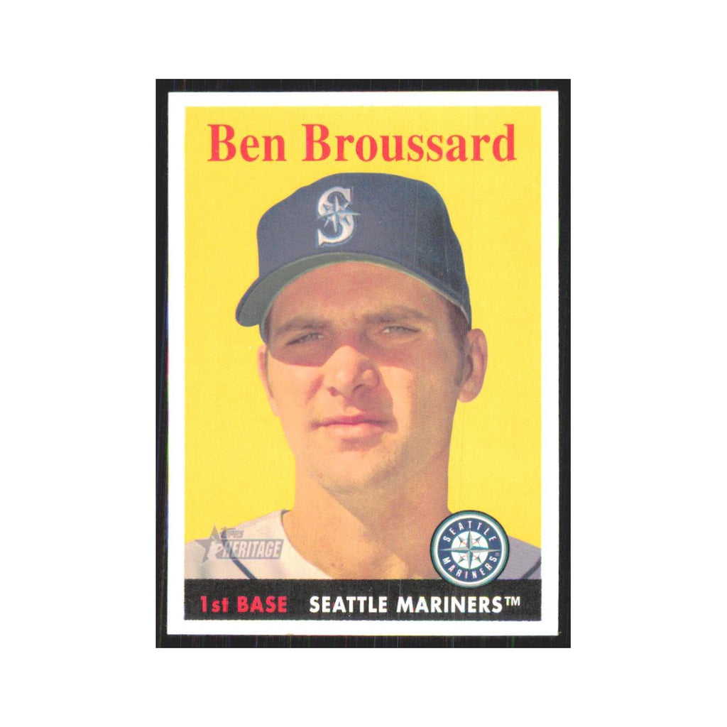 Ben Broussard 2007 Topps Heritage #215 Seattle Mariners Baseball Card NM