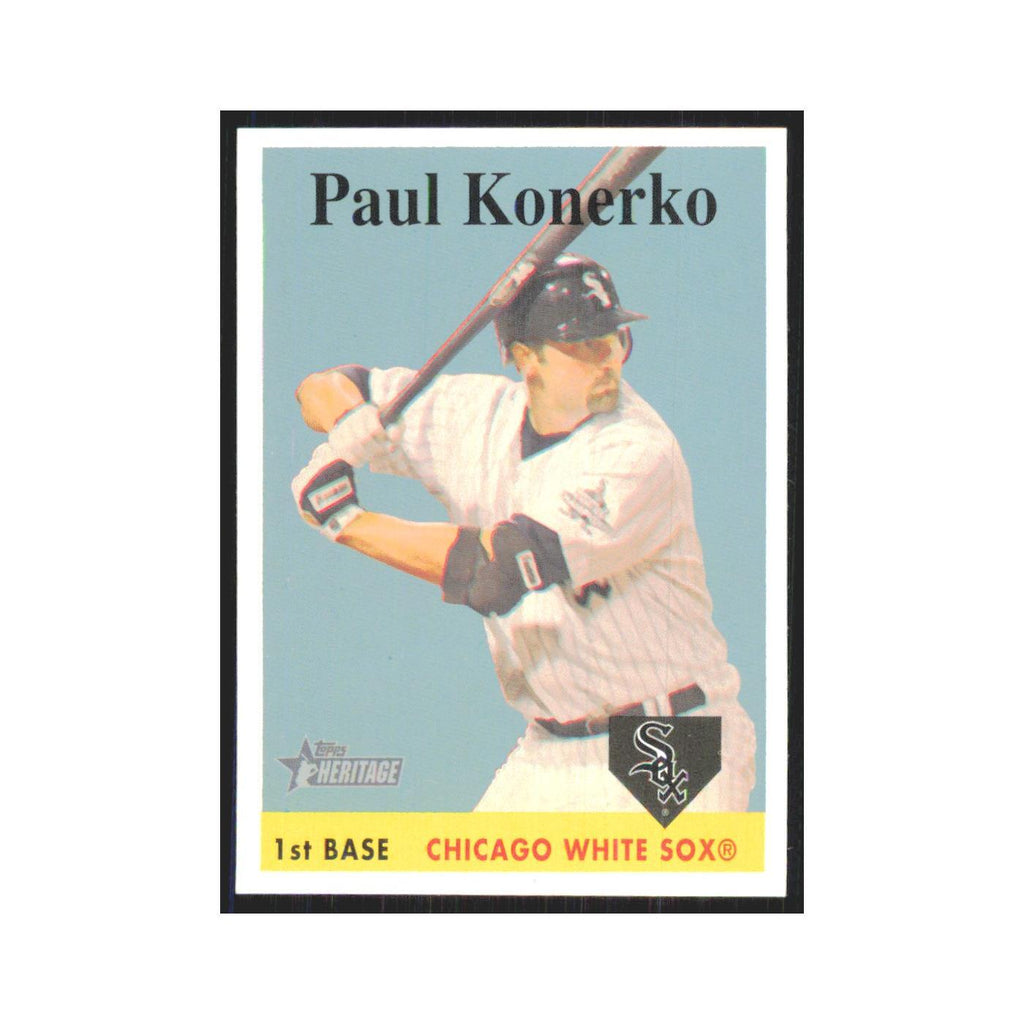 Paul Konerko 2007 Topps Heritage #362 Chicago White Sox Baseball Card NM