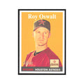 Roy Oswalt 2007 Topps Heritage #423 Houston Astros Baseball Card NM