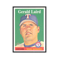 Gerald Laird 2007 Topps Heritage #117 Texas Rangers Baseball Card NM