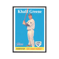 Khalil Greene 2007 Topps Heritage #197 San Diego Padres Baseball Card NM