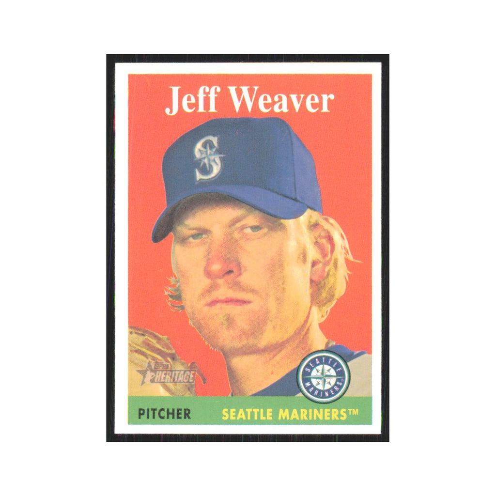 Jeff Weaver 2007 Topps Heritage #180 Seattle Mariners Baseball Card NM