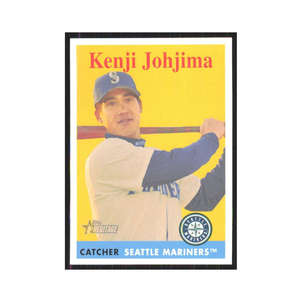 Kenji Johjima 2007 Topps Heritage #218 Seattle Mariners Baseball Card NM