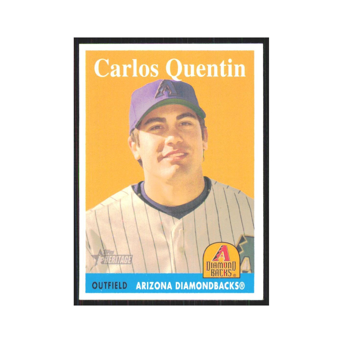 Carlos Quentin 2007 Topps Heritage #193 Arizona Diamondbacks Baseball Card NM