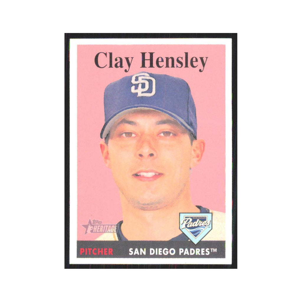 Clay Hensley 2007 Topps Heritage #380 San Diego Padres Baseball Card NM