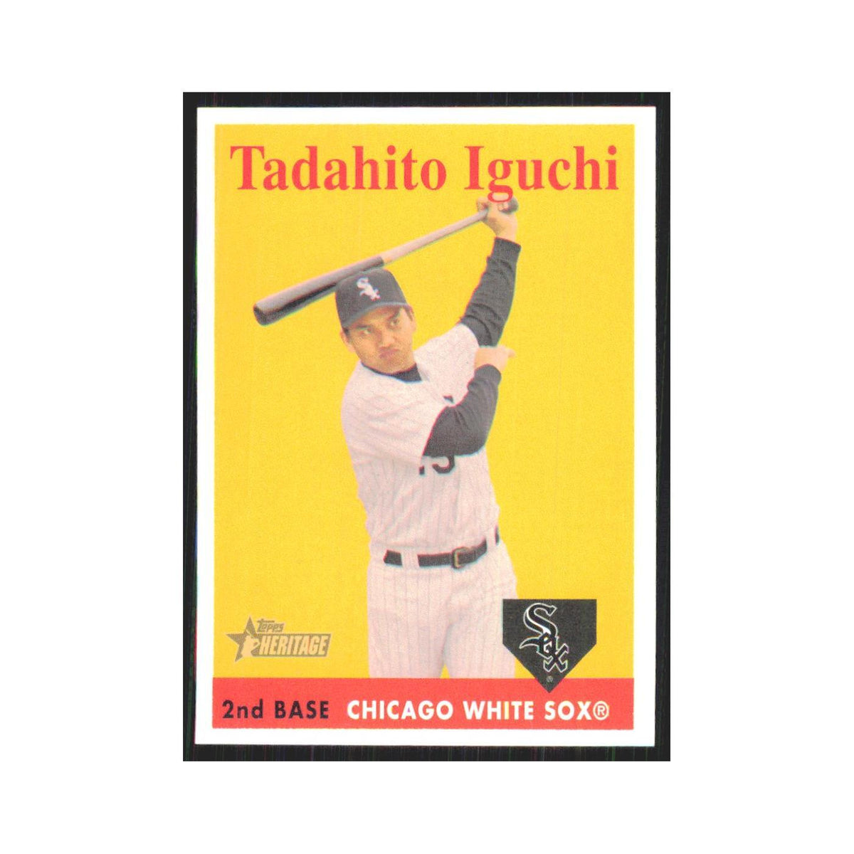 Tadahito Iguchi 2007 Topps Heritage #400 Chicago White Sox Baseball Card NM