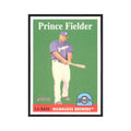 Prince Fielder 2007 Topps Heritage #454 Milwaukee Brewers Baseball Card NM