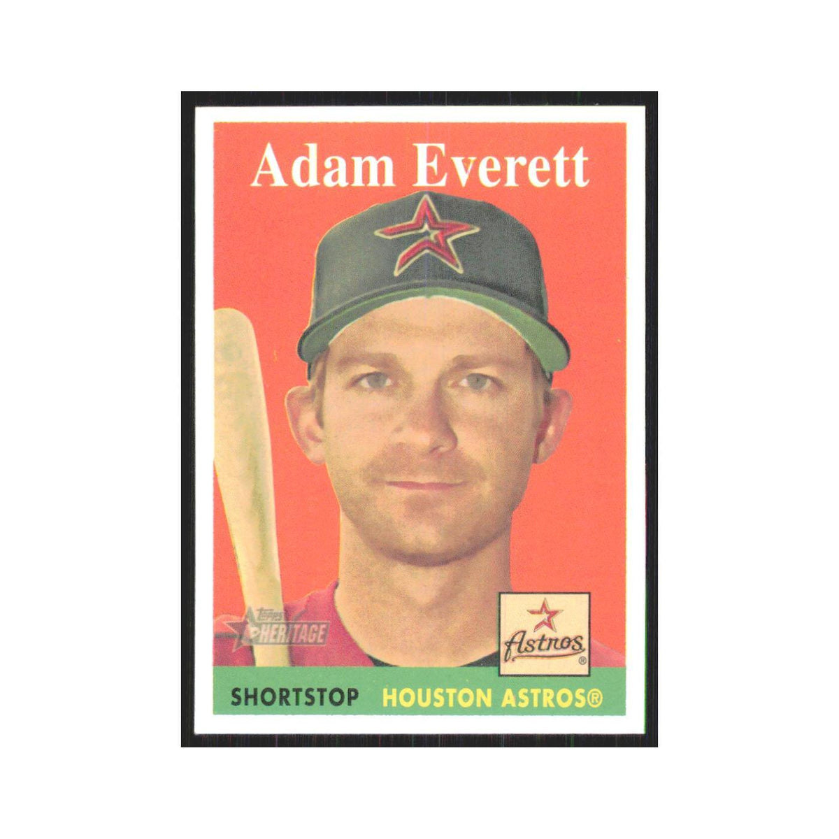 Adam Everett 2007 Topps Heritage #125 Houston Astros Baseball Card NM