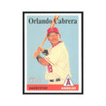 Orlando Cabrera 2007 Topps Heritage #406 Los Angeles Angels Baseball Card NM